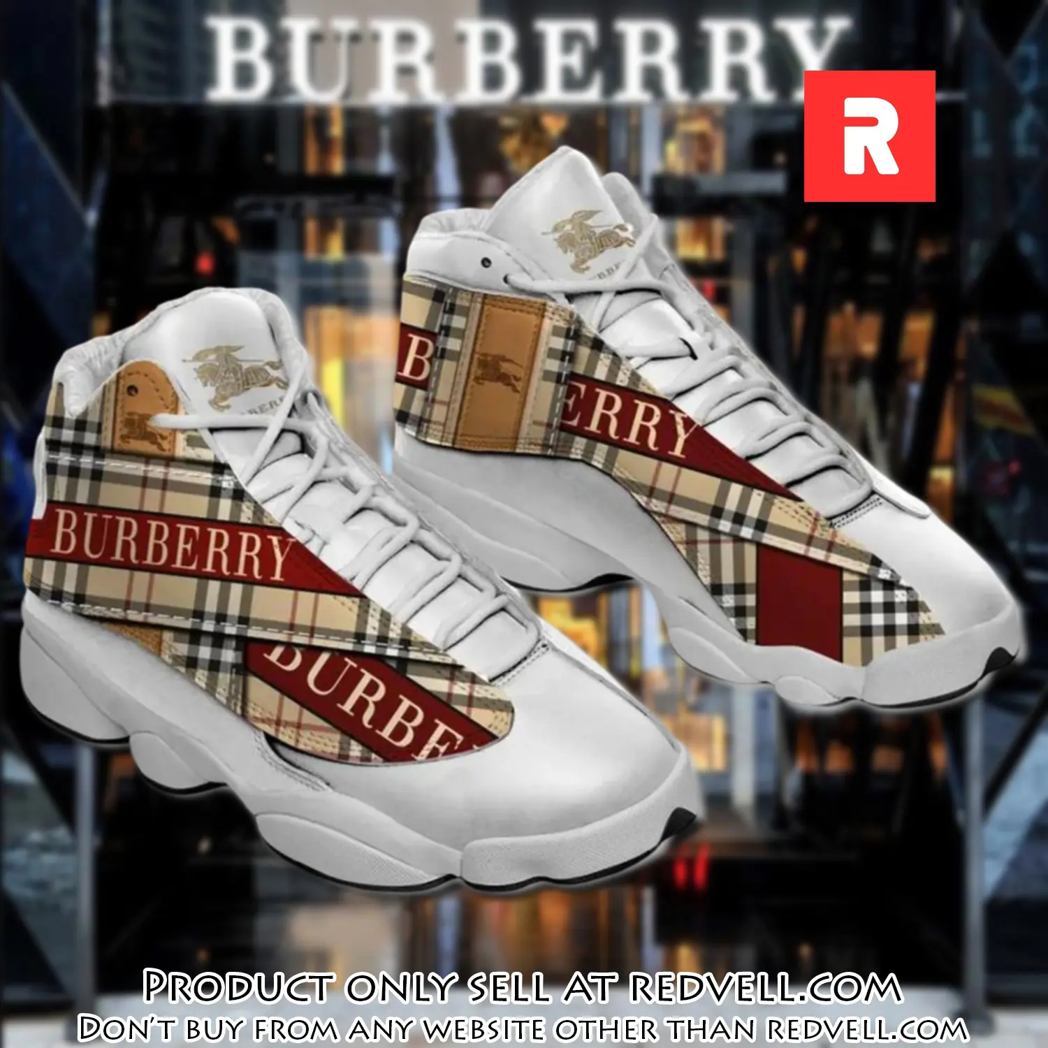 Burberry luxury air jordan 13 shoes hot  burberry sneakers gifts for men women rv3547947